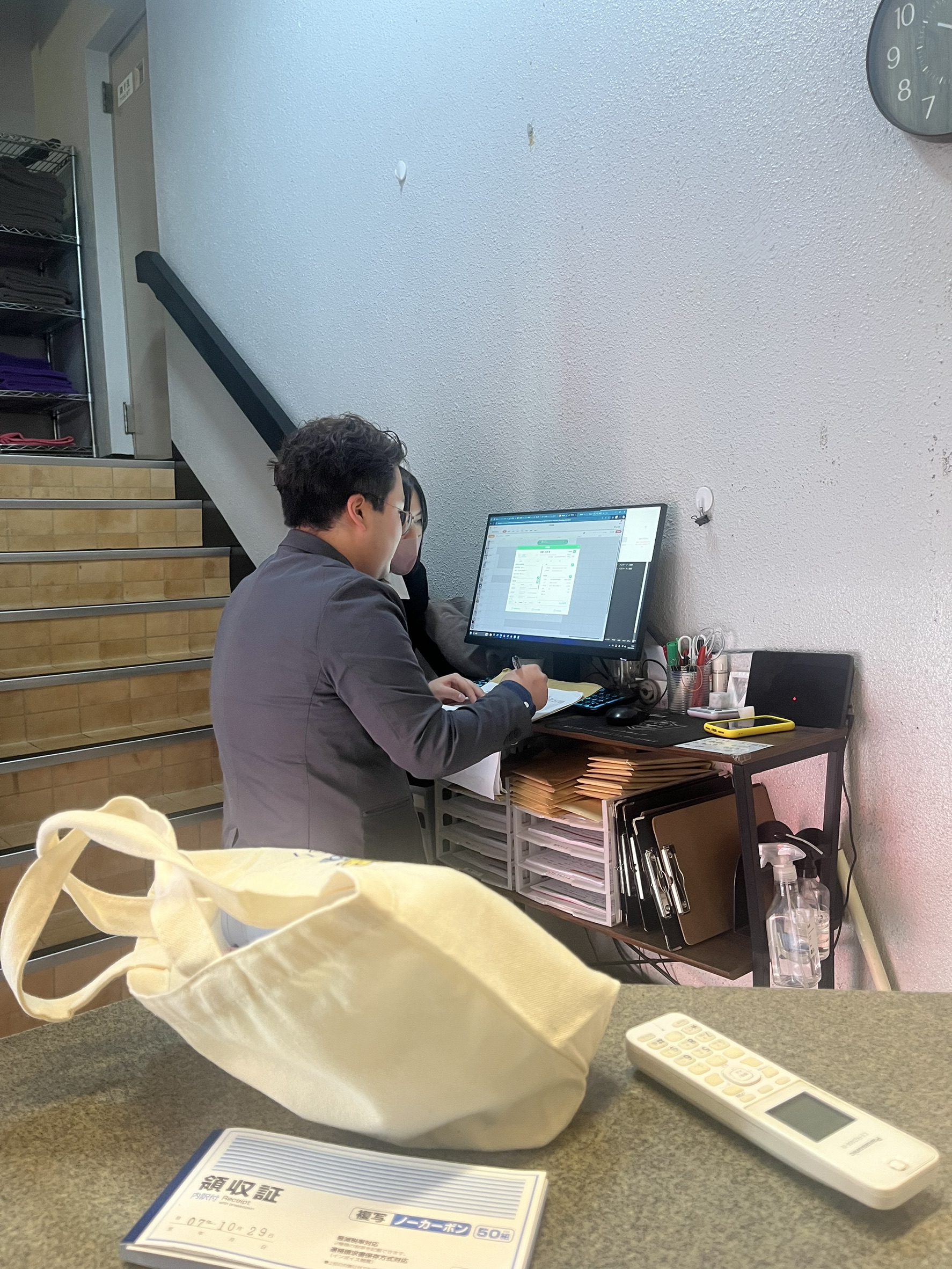 誰か教えてるわ！っと思ったらてぃんがだった